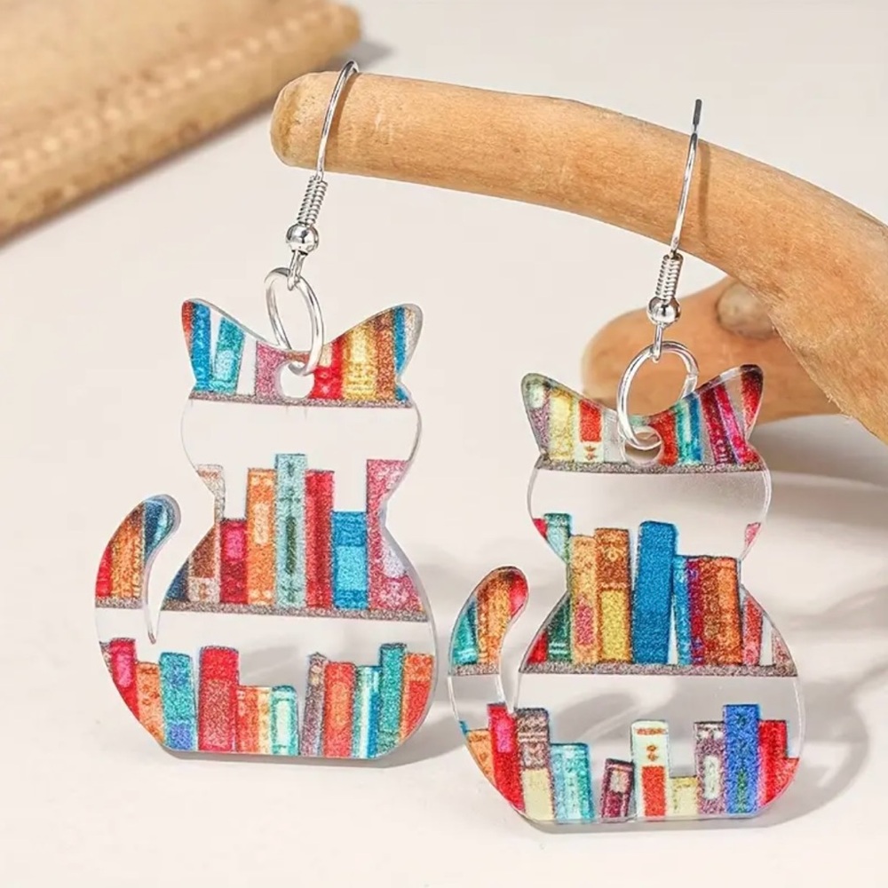 Kitty Dangle Earrings